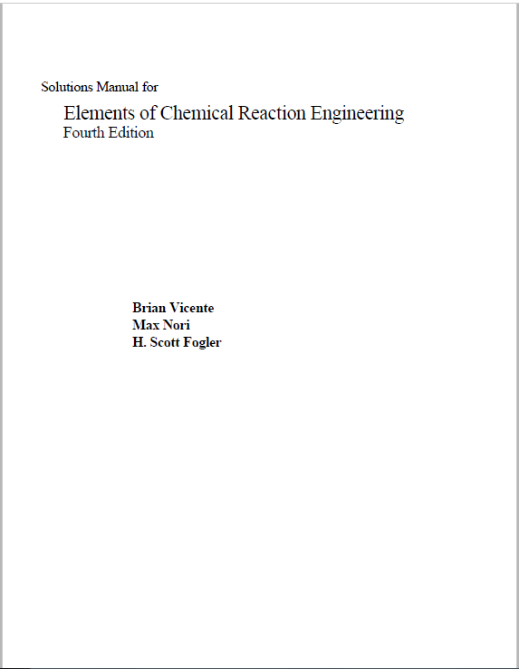 Elements of chemical engineering pdf